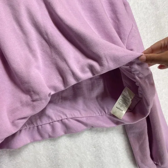 Anthropologie Cropped Sweater Pilcro Funnel Neck Bubble Hem Pullover NWT XS - Picture 10 of 12